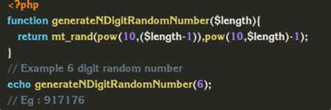 php random 4 digit number|php random x digit number .